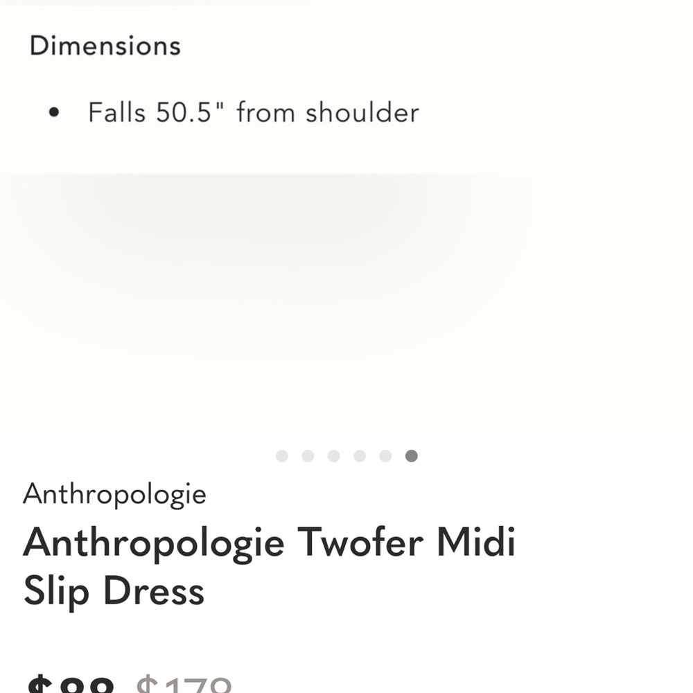 By Anthropologie Twofer Midi slip Skirt - Picture 5 of 5